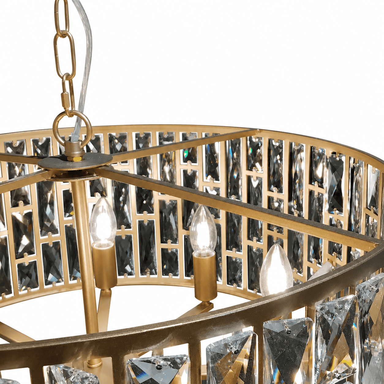 Lights  -  Munich 8 Light Pendant Ceiling Light - Gold  -  60115417