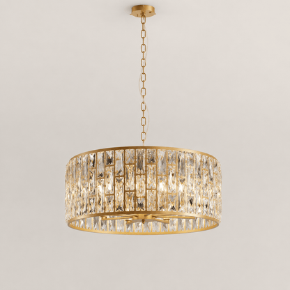 Lights  -  Munich 8 Light Pendant Ceiling Light - Gold  -  60115417