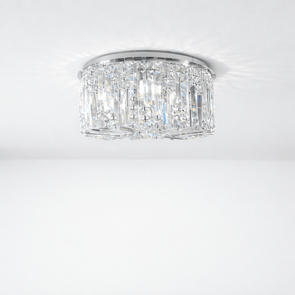 Lights  -  Hamburg 5 Light Flush Ceiling Light - Chrome  -  60115419