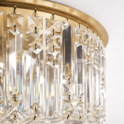 Lights  -  Hamburg 5 Light Flush Ceiling Light - Gold  -  60115420