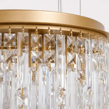 Lights  -  Frankfurt 8 Light Pendant Ceiling Light - Gold  -  60115425