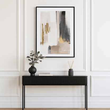 Pictures  -  Textured Abstract Framed Picture - 60 x 80cm  -  60115428