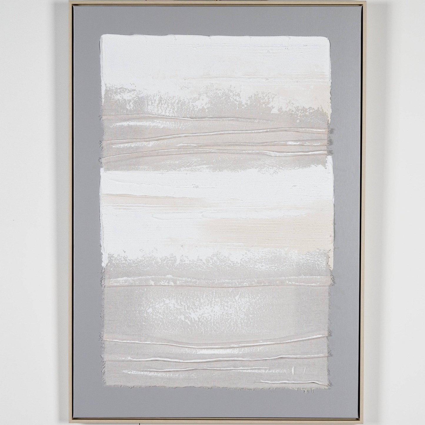 Pictures  -  Gentle Tides 1 Textured Framed Picture - 70 x 100cm  -  60115429