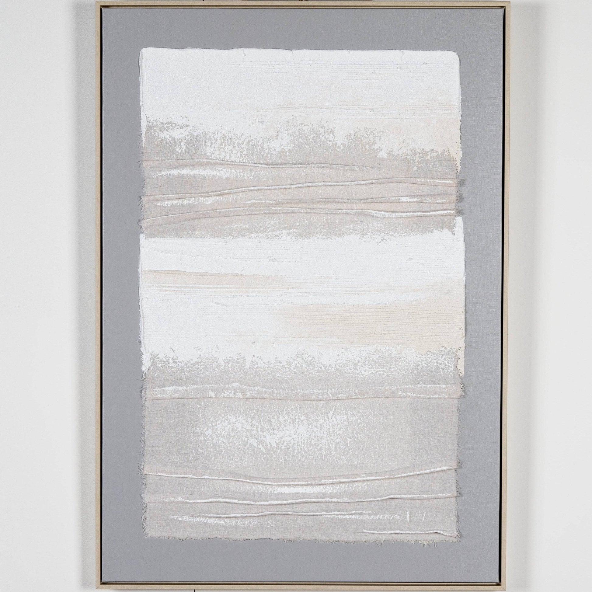 Pictures  -  Gentle Tides 1 Textured Framed Picture - 70 x 100cm  -  60115429