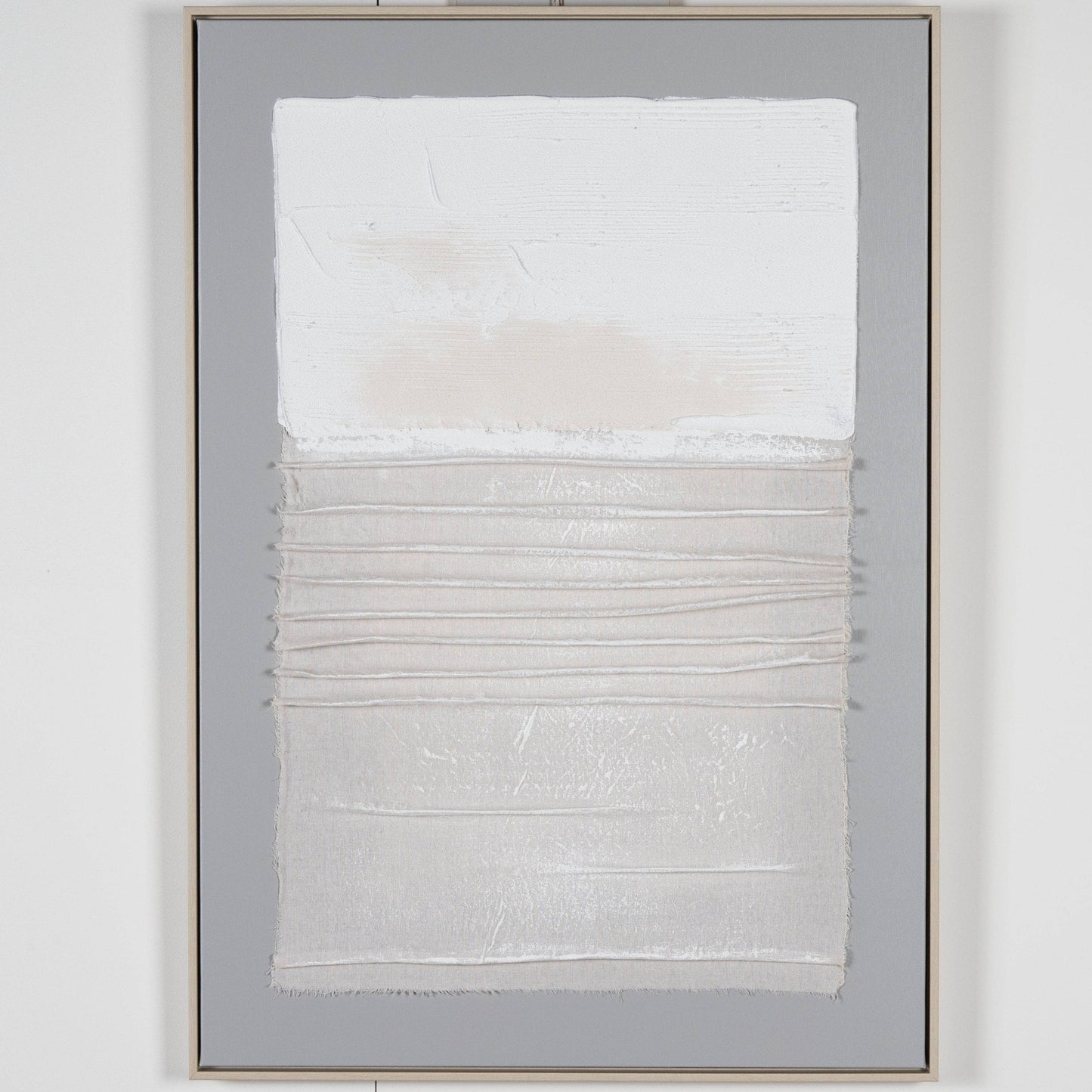 Pictures  -  Gentle Tides 2 Textured Framed Picture - 70 x 100cm  -  60115430