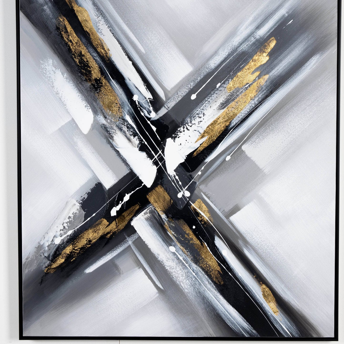 Pictures  -  Monochrome X Frame Canvas - 120 x 100cm  -  60115433