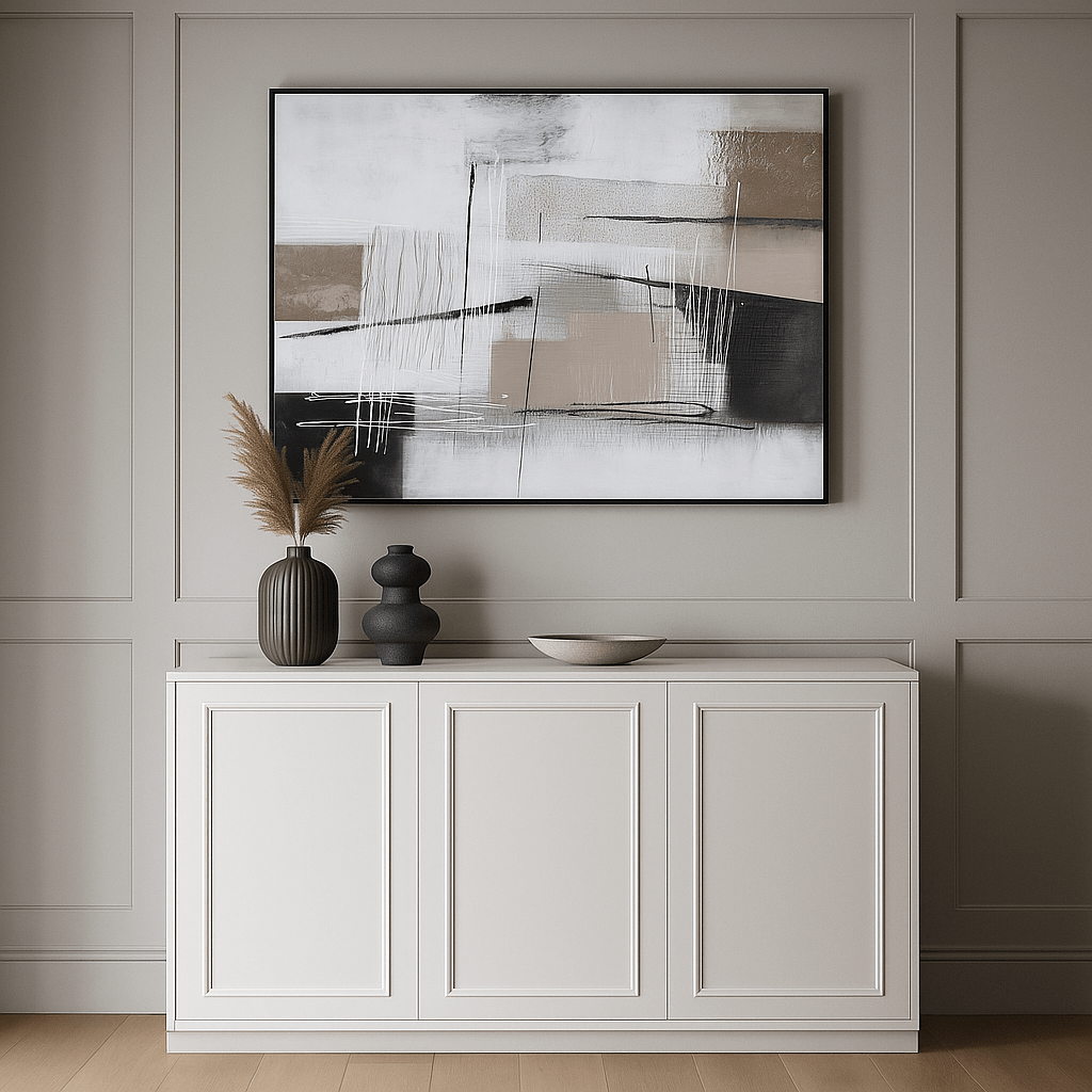 Pictures  -  Structured Layers Framed Picture - 120 x 90cm  -  60115438