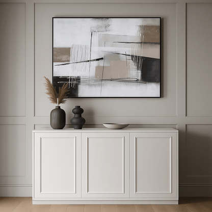 Pictures  -  Structured Layers Framed Picture - 120 x 90cm  -  60115438