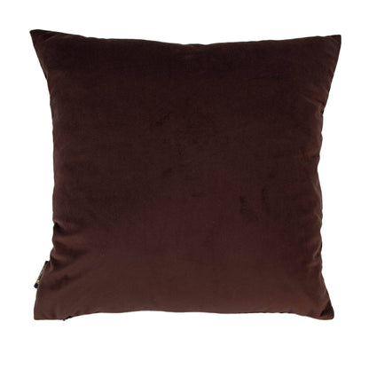 Homeware  -  Tiedup Velvet Cushion - Chocolate  -  60115442