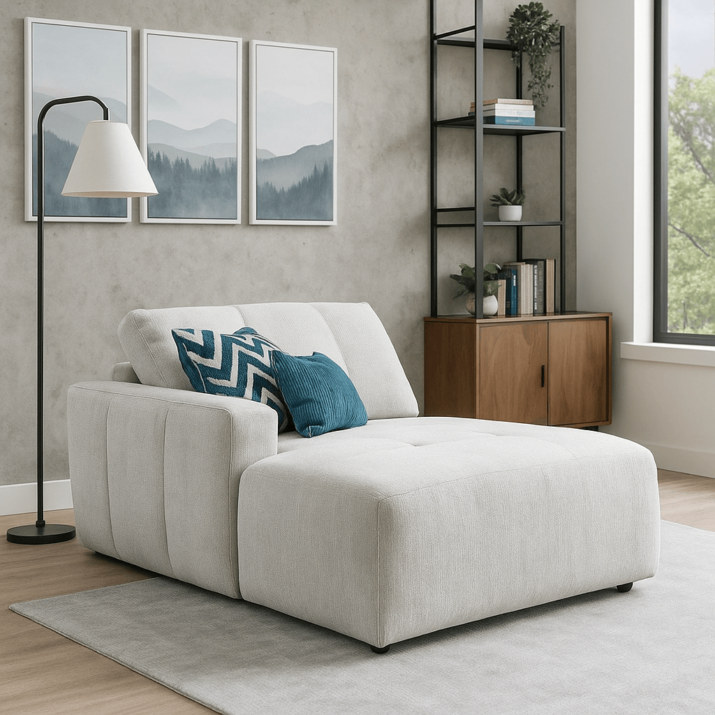 Furniture  -  Austin Right Hand Facing Chaise End - Grey  -  60166698