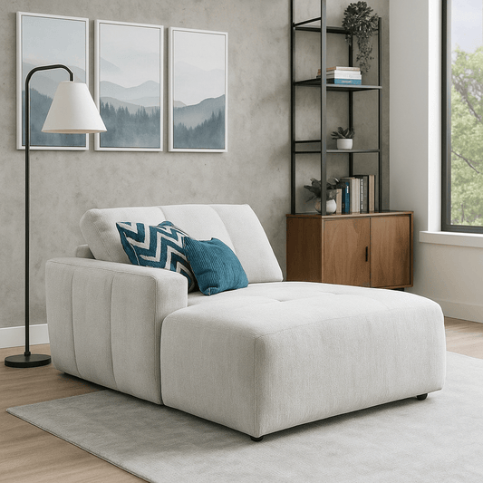 Furniture  -  Austin Right Hand Facing Chaise End - Grey  -  60166698