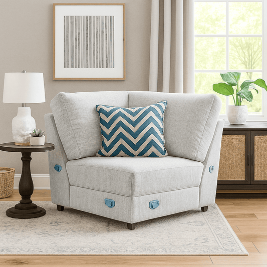 Furniture  -  Austin Corner Sofa Section - Grey  -  60166701