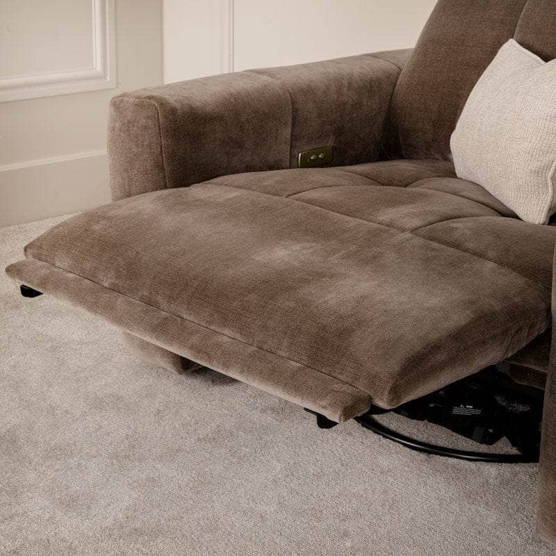 Furniture  -  Austin Swivel Cuddler - Mocha  -  60166702