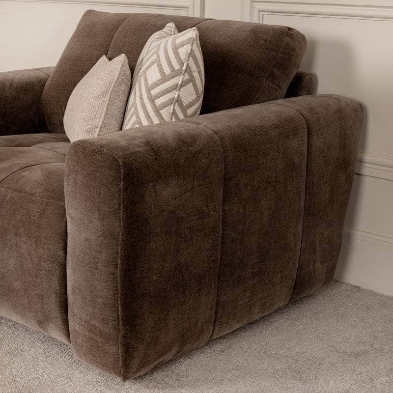 Furniture  -  Austin Swivel Cuddler - Mocha  -  60166702