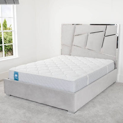 Furniture  -  Cambridge King Size Bedframe - Silver  -  60262887