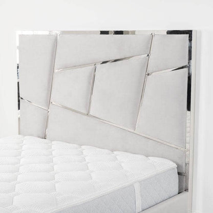 Furniture  -  Cambridge King Size Bedframe - Silver  -  60262887