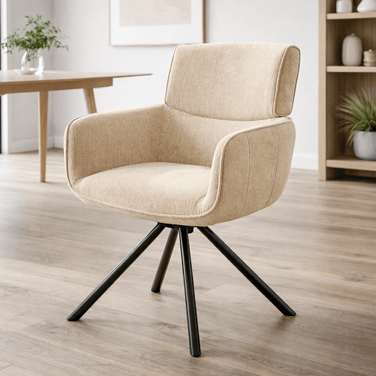 Furniture  -  Jennifer Dining Chair - Beige  -  60269600