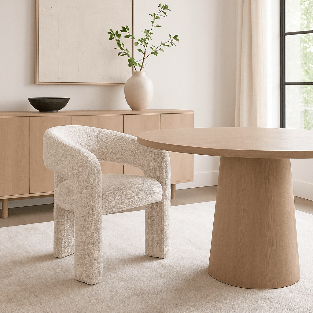 Furniture  -  Harriet Dining Chair - Beige  -  60269626