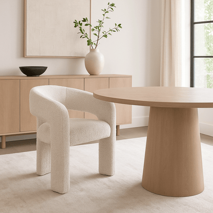 Furniture  -  Harriet Dining Chair - Beige  -  60269626