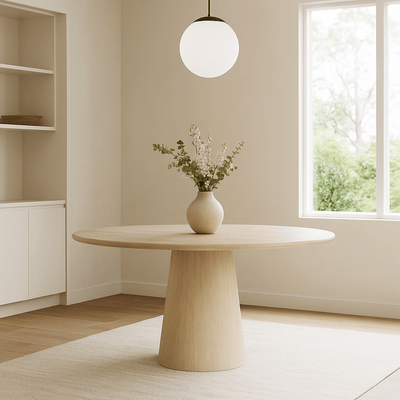 Richmond Fictus Round Dining Table - 140cm (Special Order)