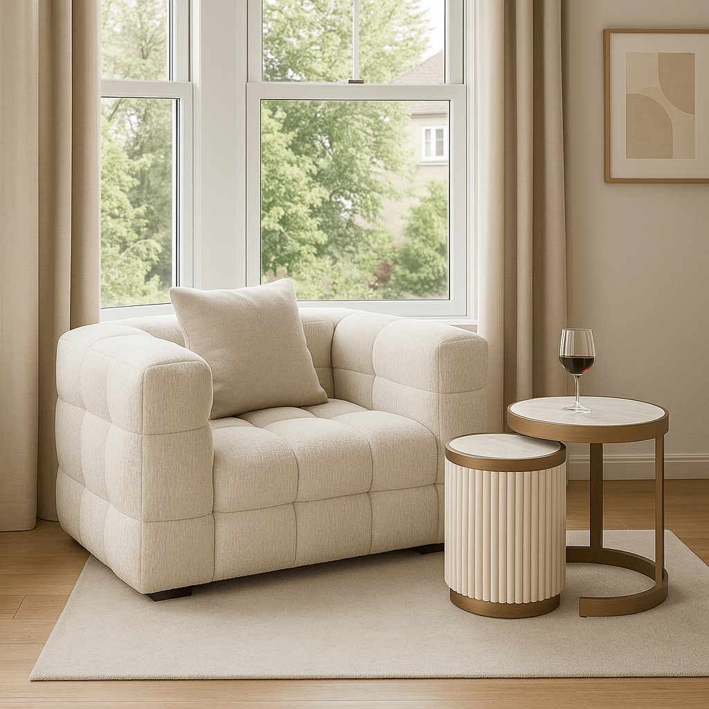 Furniture  -  Wexford Lounge Chair - Cream  -  60269632