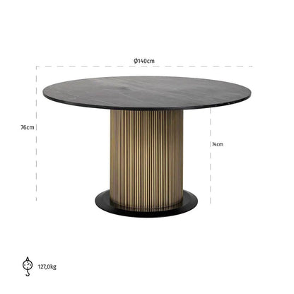 Furniture  -  Foundry Round Table - 140cm  -  60269646