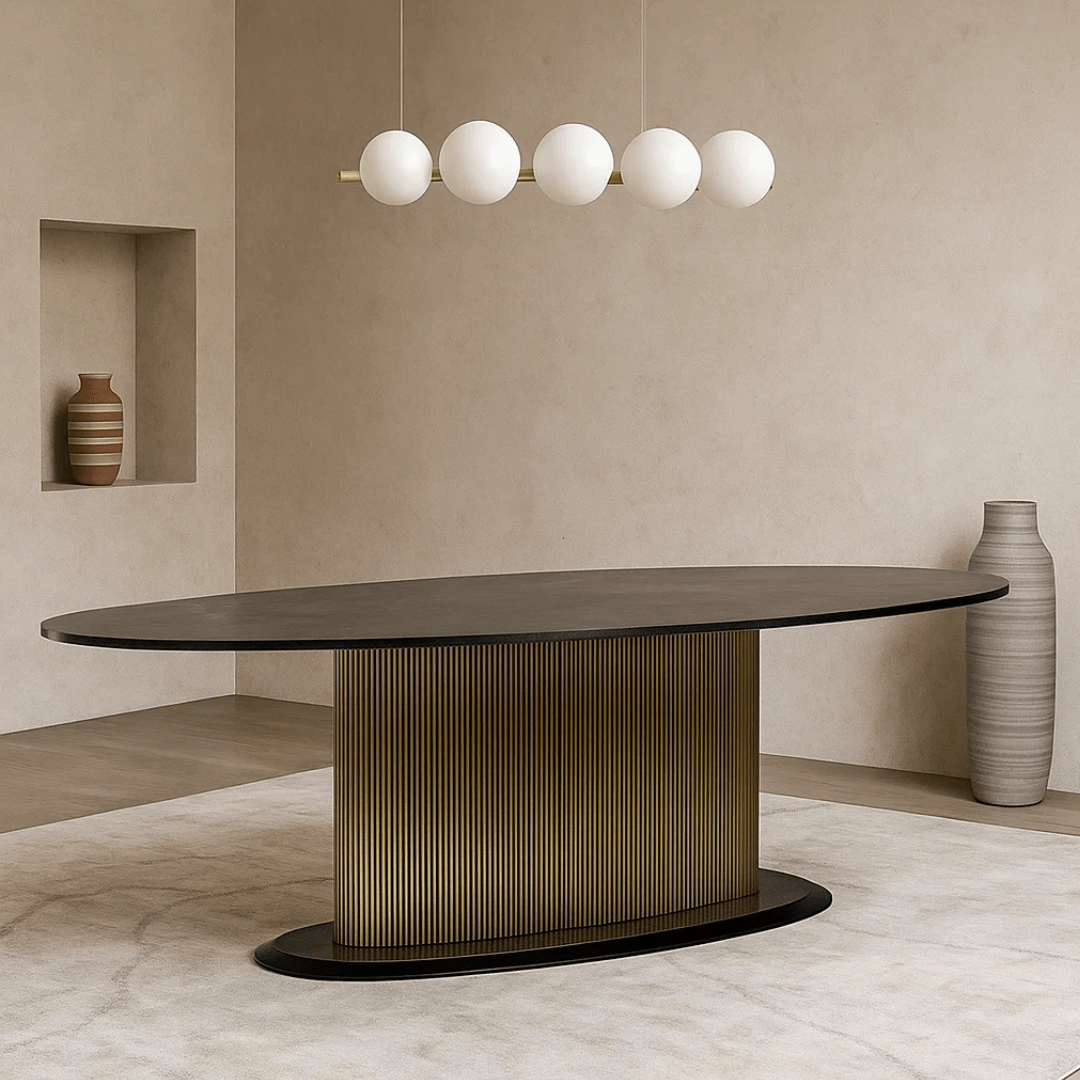 Furniture  -  Foundry Oval Dining Table - 235cm  -  60269649