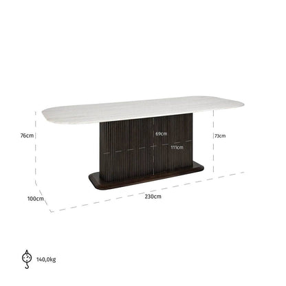 Furniture  -  Chatsworth 230cm Dining Table  -  60269656