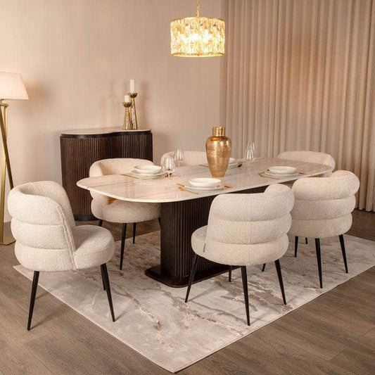 Furniture  -  Chatsworth Dining Table & 6 Charlotte Chairs  -  60269657