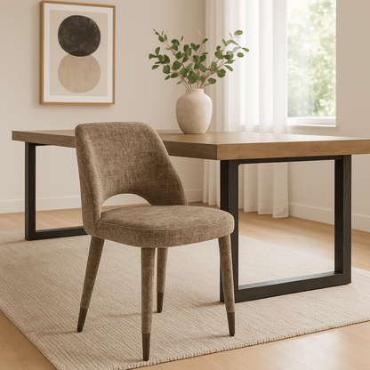 Furniture  -  Celine Dining Chair - Stone  -  60269664