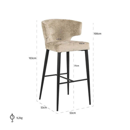 Furniture  -  Taylor Barstool - Desert  -  60269666