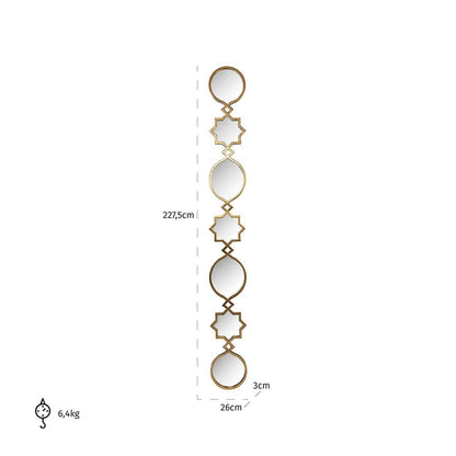 Homeware  -  Babice Mirror - Gold  -  60269690
