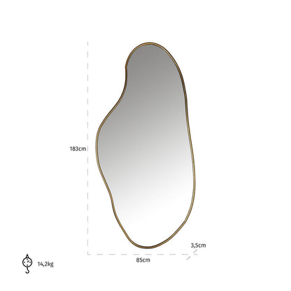 Mirrors  -  Alton Mirror - Brushed Gold  -  60269691