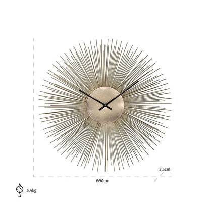Homeware  -  Chasin Clock - Gold  -  60269693