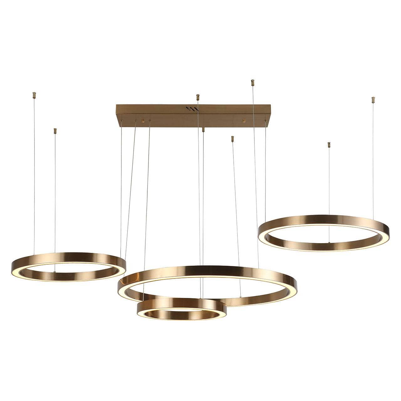Lights  -  Lilou Chandelier - Brushed Gold  -  60312997