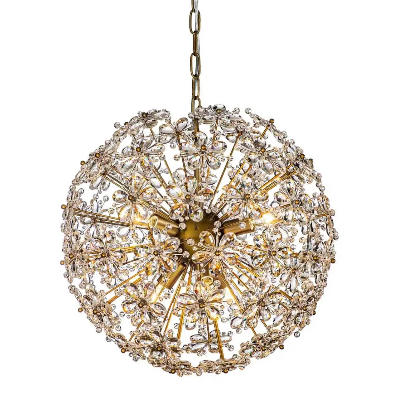 Lights  -  Vellum Chandelier Bronze HL-0169  -  60313000