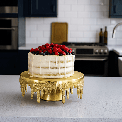Homeware  -  Aurum Cake Plate - Gold  -  60313018