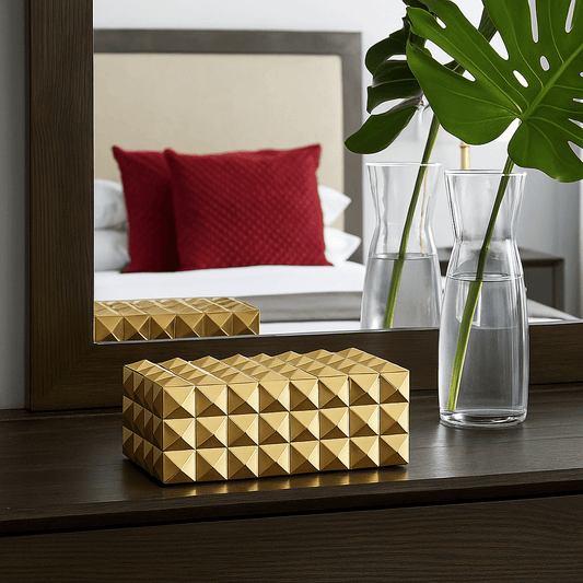 Homeware  -  Bellargent Storage Box - Gold  -  60313019