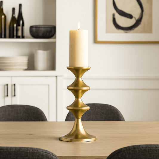 Homeware  -  Ayden Gold Candle Holder - Small  -  60313021