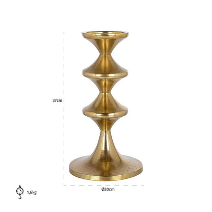 Homeware  -  Ayden Gold Candle Holder - Small  -  60313021