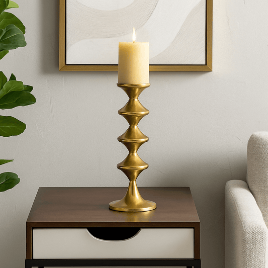 Homeware  -  Ayden Gold Candle Holder - Large  -  60313022