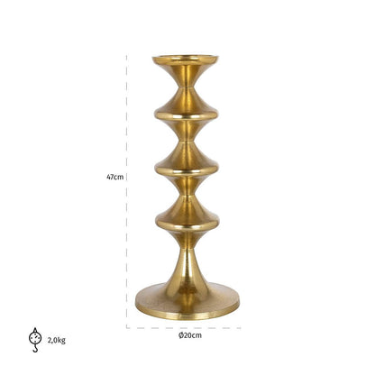 Homeware  -  Ayden Gold Candle Holder - Large  -  60313022
