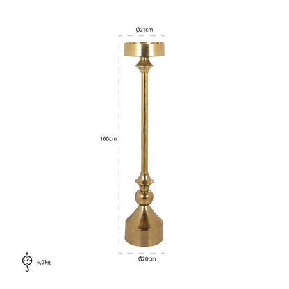 Homeware  -  Vandermere Gold Candle Holder - Large  -  60313030
