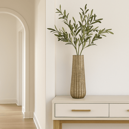 Homeware  -  Marquesa Brushed Gold Vase - Large  -  60313035