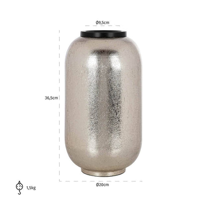 Homeware  -  Rouxmore Silver Vase - Large  -  60313037