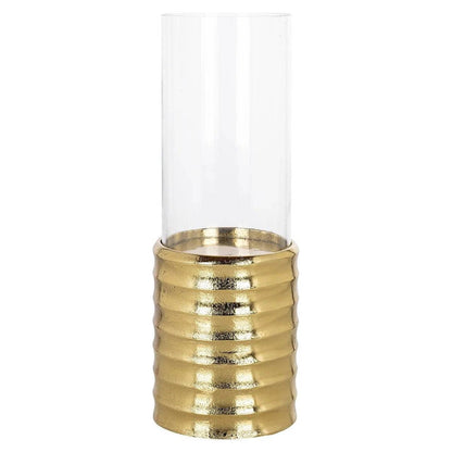 Homeware  -  Bodil Hurricane Gold Candle Holder - Large  -  60313045