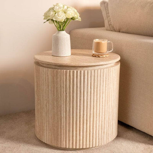 Furniture  -  Portland Lamp Table - Stone  -  60313057