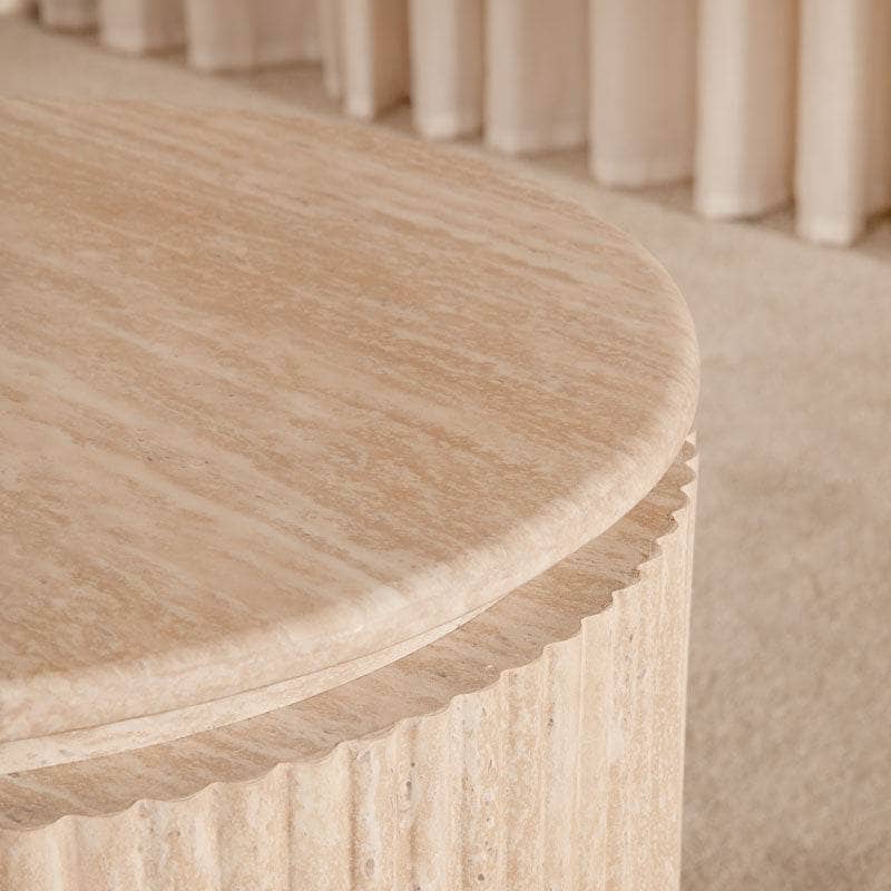Furniture  -  Portland Lamp Table - Stone  -  60313057