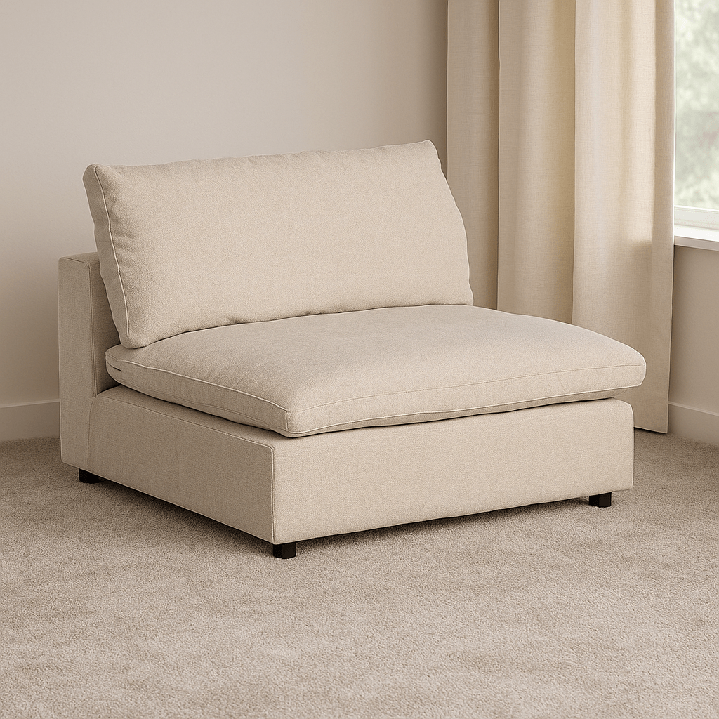 Furniture  -  California Armless Sectional Sofa  -  60313059