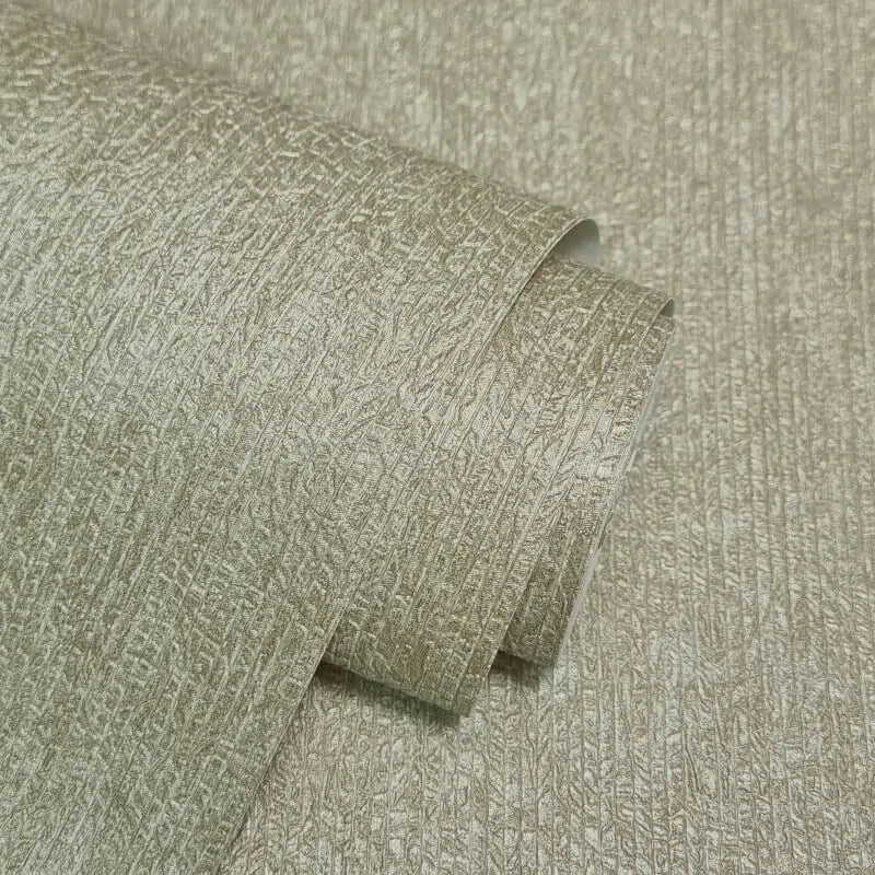 Wallpaper  -  Fine Decor B41 Gianni Plain Khaki Green Wallpaper - M95692  -  60345224